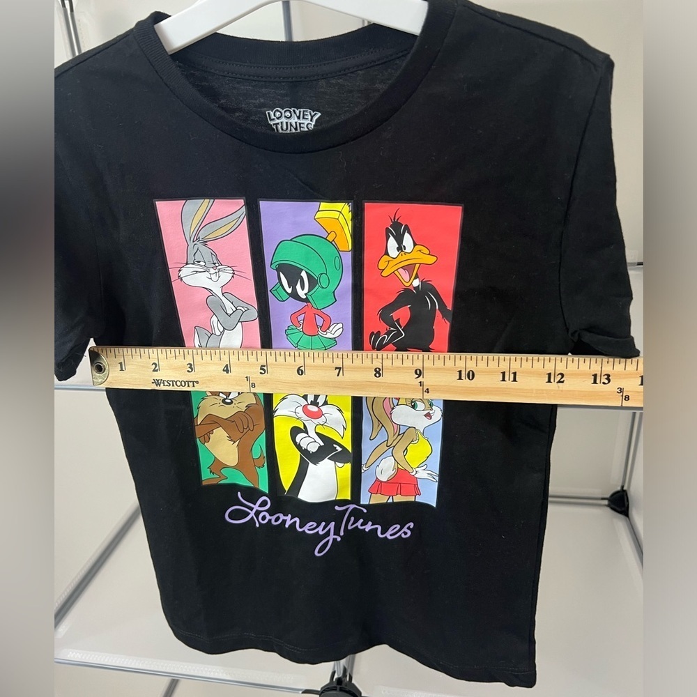 Warner Brothers Girls Looney Tunes Graphic T-Shirt, Size XS(4/5) NWT - Picture 3 of 7